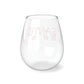 SANTE Stemless Wine Glass