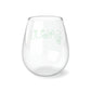 SALUD Stemless Wine Glass