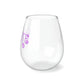 SALUTE Stemless Wine Glass