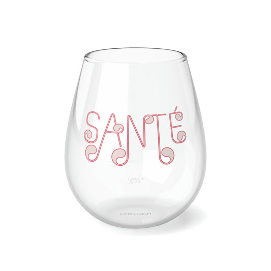 SANTE Stemless Wine Glass