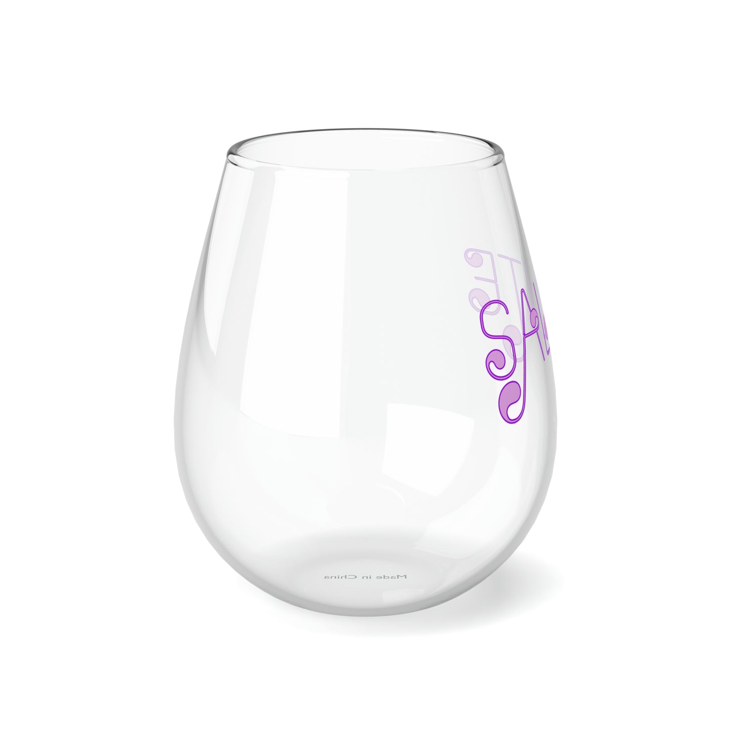 SALUTE Stemless Wine Glass