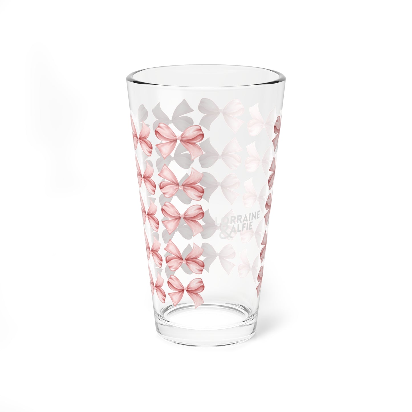 BOWTIFUL WATER GLASS -16oz