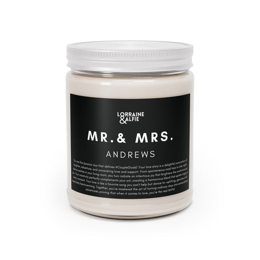 CUSTOM MR. & MRS • Scented 9oz Candle