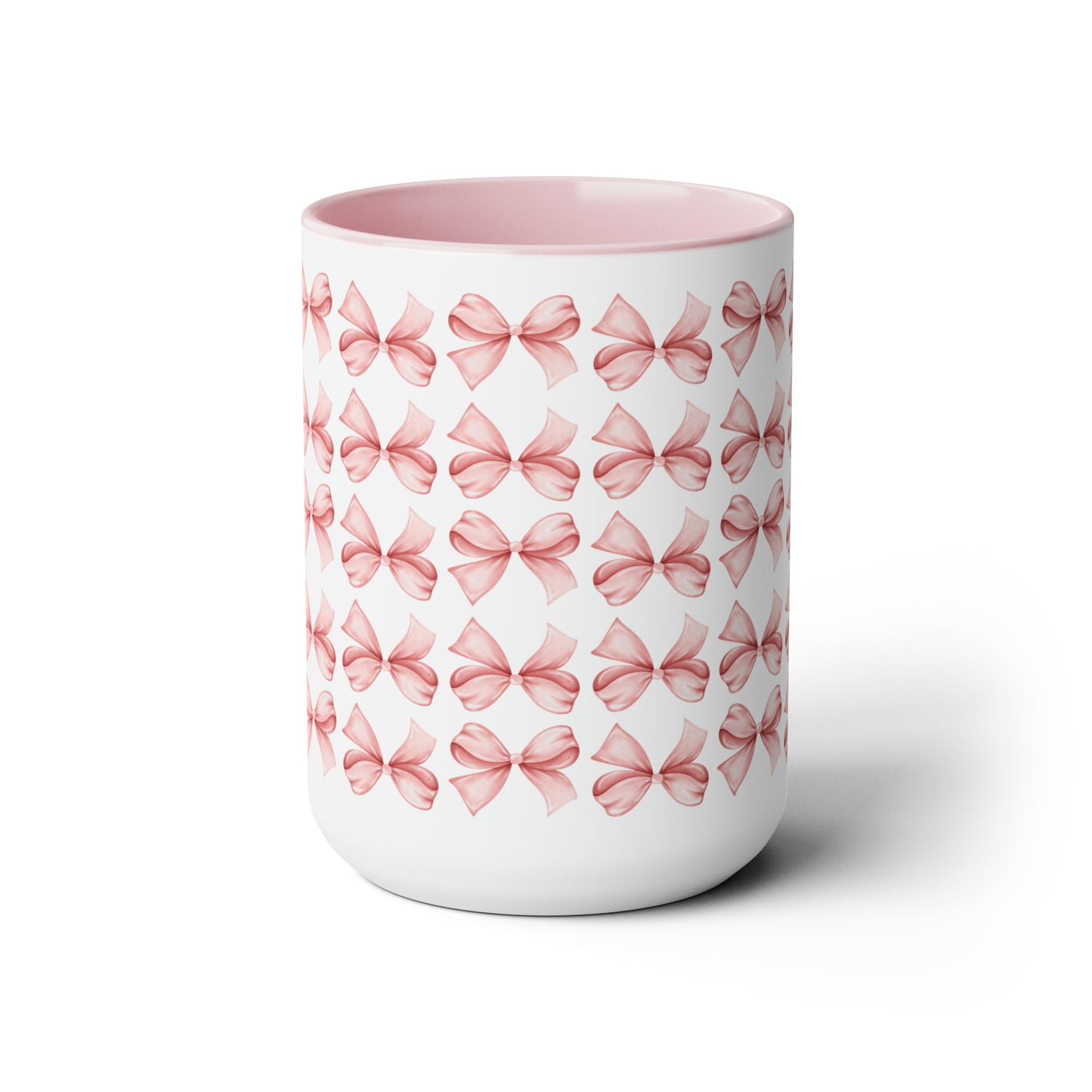 BOWTIFUL Two-Tone Coffee Mugs, 15oz