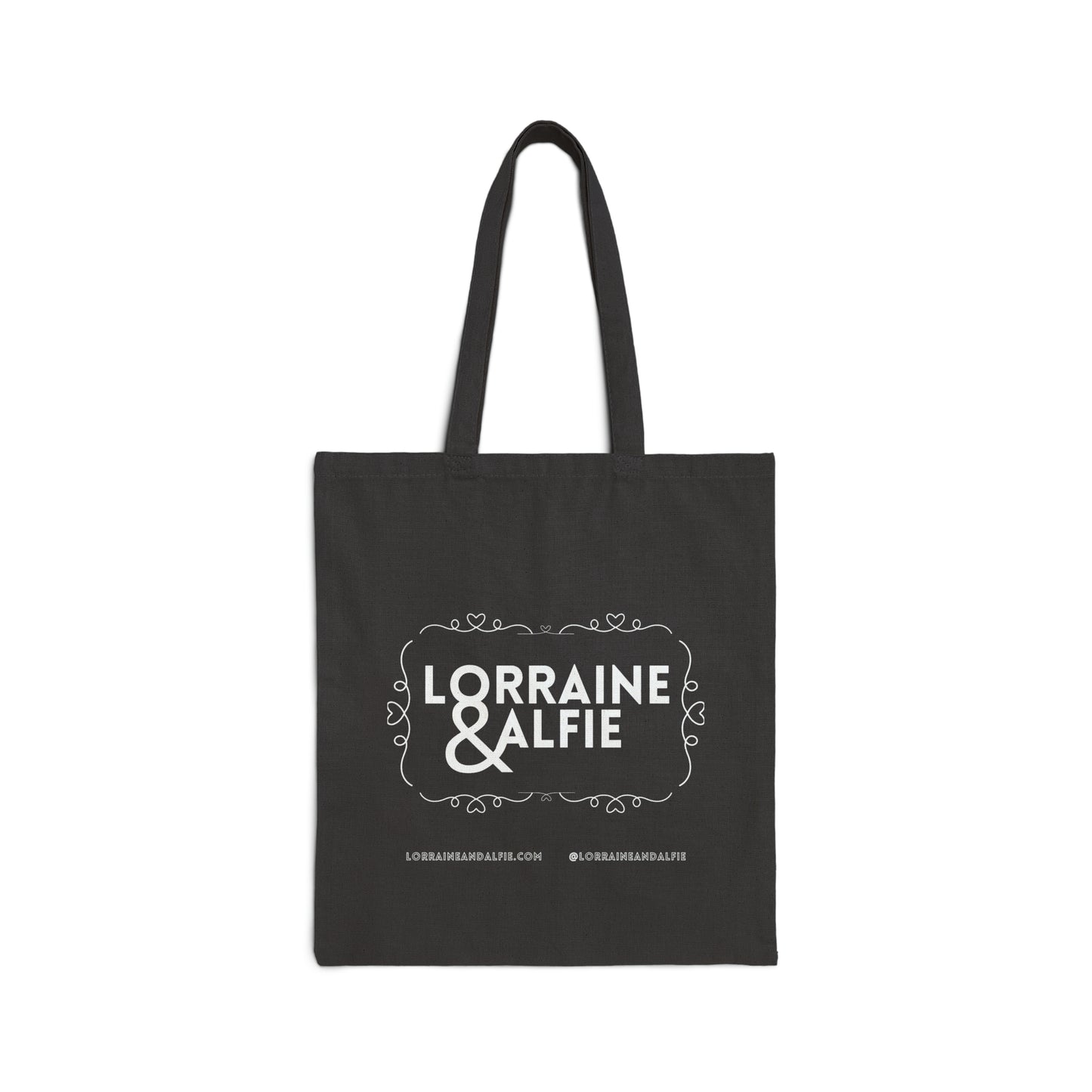 LORRAINE AND ALFIE Cotton Canvas Tote Bag