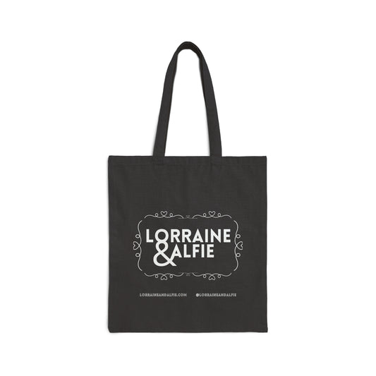 LORRAINE AND ALFIE Cotton Canvas Tote Bag