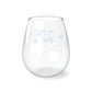 L'CHAIM Stemless Wine Glass