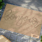 BONJOUR TILE DOORMAT • BLACK