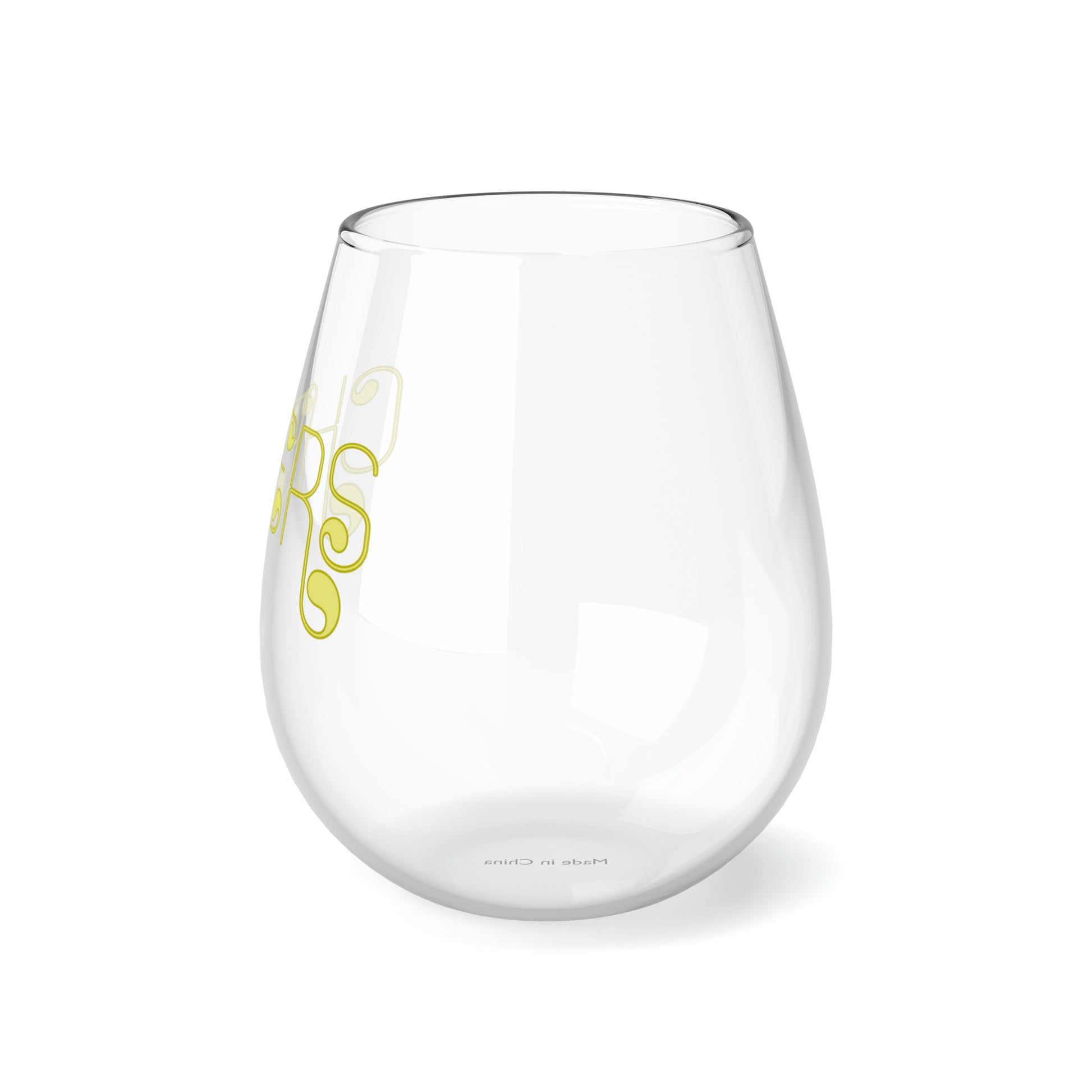 CHEERS Stemless Wine Glass, 11.75oz