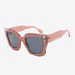 Inlaid Rhinestone Polycarbonate Sunglasses