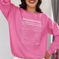 Boss Babe Nutrition Facts Crewneck Sweatshirt